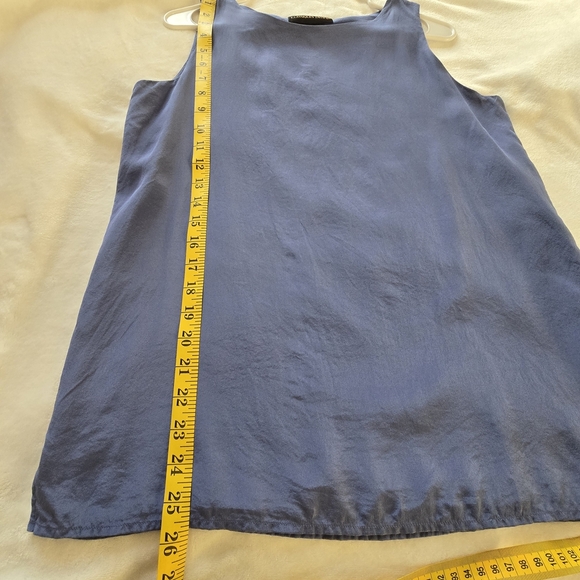 Women's Blue Sleeveless Top - Picture 5 of 7